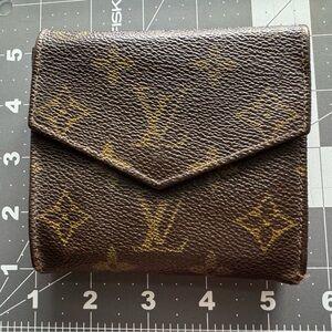 Louis Vuitton Brown Monogram Wallet trifold